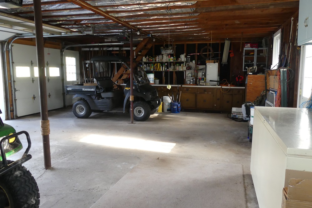 inside of garage